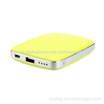 5,100mAh Power Bank with 5V DC, 1,000mAh Input